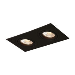 Light Prestige Oprawa podtynkowa METIS ruchoma czarna 2xGU10