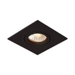 Light Prestige Oprawa podtynkowa METIS ruchoma kwadratowa czarna GU10