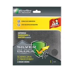 Jan Niezbędny Ściereczka z mikrofibry SILVER BLOCK