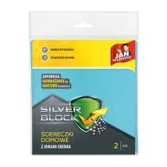 Jan Niezbędny Ściereczki domowe SILVER BLOCK 2 szt.