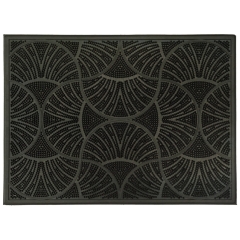 Wycieraczka GUMMY fale czarna 42 cm x 57 cm