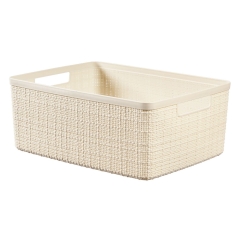 Koszyk M JUTE kremowy 12 l