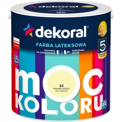Emulsja Dekoral Moc Koloru promień słońca 2,5 l