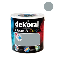 Dekoral Emulsja Clean & Color szary ołówkowy 2,5 l