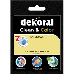 Dekoral Tester farby Clean Color cytrynowy stretch