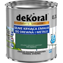 Dekoral Emalia Emakol Strong zielony soczysty matowy 200 ml