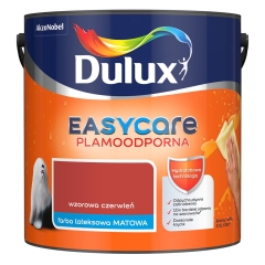 Dulux Emulsja plamoodporna Easy Care wzorowa czerwień 2,5 l