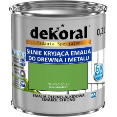 Dekoral Emalia Emakol Strong zielono-żółty 200 ml