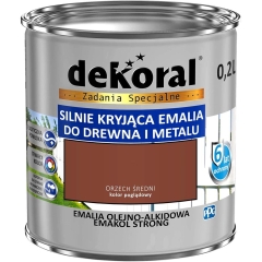Dekoral Emalia Emakol Strong orzech średni 200 ml
