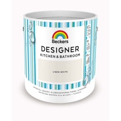 Beckers Emulsja Designer Kitchen&Bathroom Linen White 2,5 l