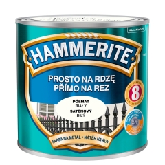 Hammerite Emalia antykorozyjna biała półmat 250 ml