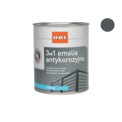 Emalia antykorozyjna 3w1 antracyt półmat 750 ml