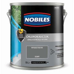 Emalia Nles Chlorokauczuk szary 5 l