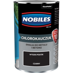 Emalia Nles Chlorokauczuk czarny 900 ml