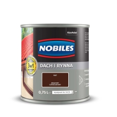 Nles Emalia Dach i Rynna brąz czekoladowy 750 ml