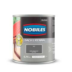 Nles Emalia Dach i Rynna szara grafitowa 750 ml