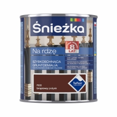 Śnieżka Gruntoemalia Na Rdzę brązowa połysk 650 ml
