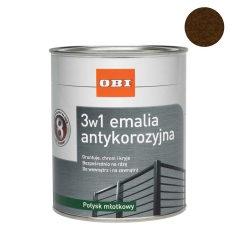 Emalia antykorozyjna młotkowy brązowy połysk 750 ml