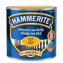 Hammerite Emalia antykorozyjna żółta połysk 250 ml