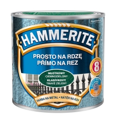 Hammerite Emalia antykorozyjna ciemnozielona młotkowa 250 ml