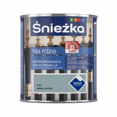 Śnieżka Gruntoemalia Na Rdzę połysk szara 650 ml