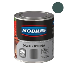 Nles Emalia Dach i Rynna zielony mchowy 750 ml