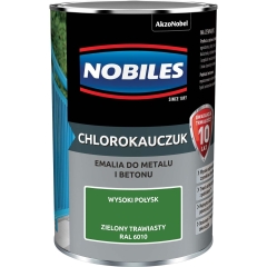 Emalia Nles Chlorokauczuk zielony trawiasty 900 ml