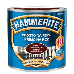 Hammerite Emalia antykorozyjna ciemnobrązowa połysk 250 ml