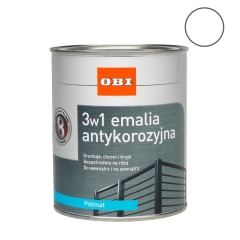 Emalia antykorozyjna 3w1 biała półmat 750 ml