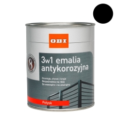 Emalia antykorozyjna czarny połysk 750 ml