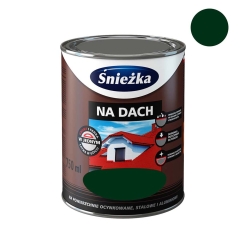 Śnieżka Gruntoemalia Na Dach zielona ciemna 750 ml