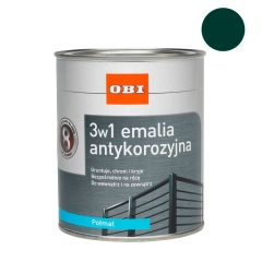 Emalia antykorozyjna 3w1 zielona półmat 750 ml