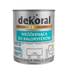 Dekoral Emalia do kaloryferów biała 800 ml