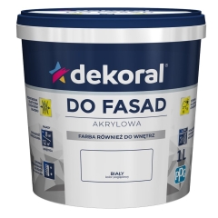 Dekoral Emulsja fasadowa Polinit biała 1 l