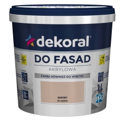 Dekoral Emulsja fasadowa Polinit brąz kawowy 1 l