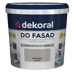 Dekoral Emulsja fasadowa Polinit lekki popielaty 1 l
