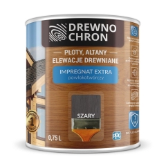 Drewnochron Impregnat Extra powłokotwórczy szary 750 ml