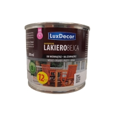 LuxDecor Lakierobejca do drewna biały 200 ml
