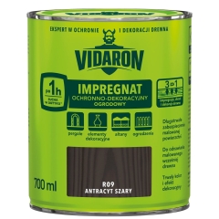 Vidaron Impregnat ogrodowy antracyt szary 700 ml