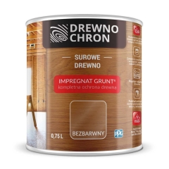 Drewnochron Grunt Impregnat do drewna bezbarwny 750 ml