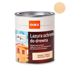 Lazura ochronna do drewna bezbarwna 750 ml