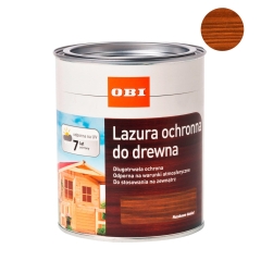 Lazura ochronna do drewna orzech ciemny 750 ml