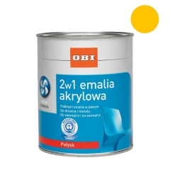 Emalia akrylowa 2w1 połysk żółty 500 ml