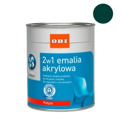 Emalia akrylowa 2w1 połysk ciemna zieleń 500 ml