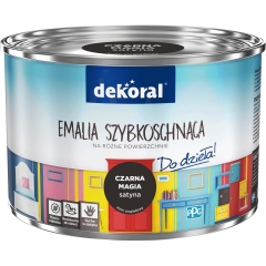 Dekoral Emalia szybkoschnąca czarna magia 500 ml