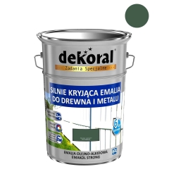 Dekoral Emalia Emakol Strong zielony liściasty 5 l