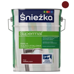 Śnieżka Emalia Supermal olejno-ftalowa mahoń 5 l
