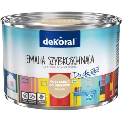 Dekoral Emalia szybkoschnąca musztarda po edzie 500 ml