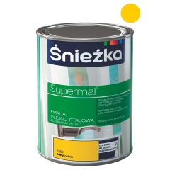 Śnieżka Emalia Supermal olejno-ftalowa żółta 800 ml