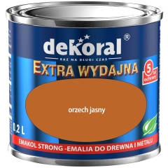 Dekoral Emalia Emakol Strong orzech jasny 200 ml